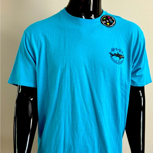 Blue and Black Maui & Sons t-shirt new w/tags - Picture 2 of 2